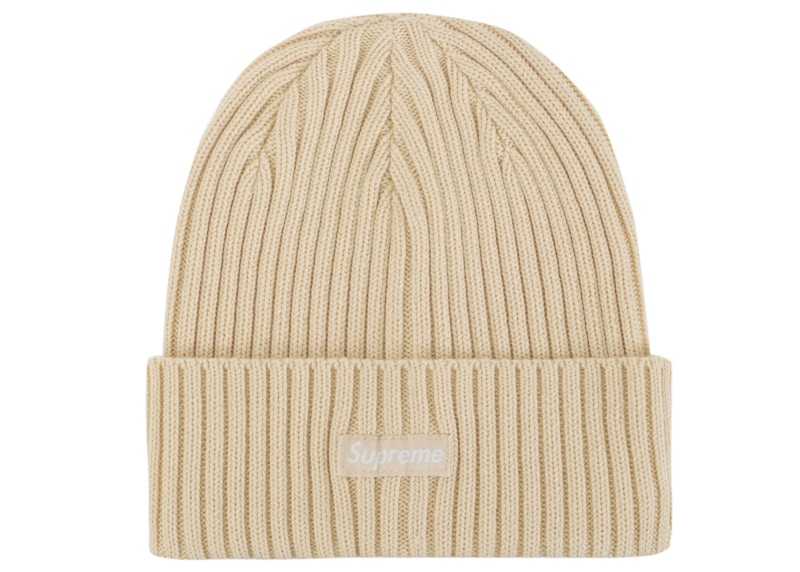 24SS supreme overdyed Beanie / light tan-