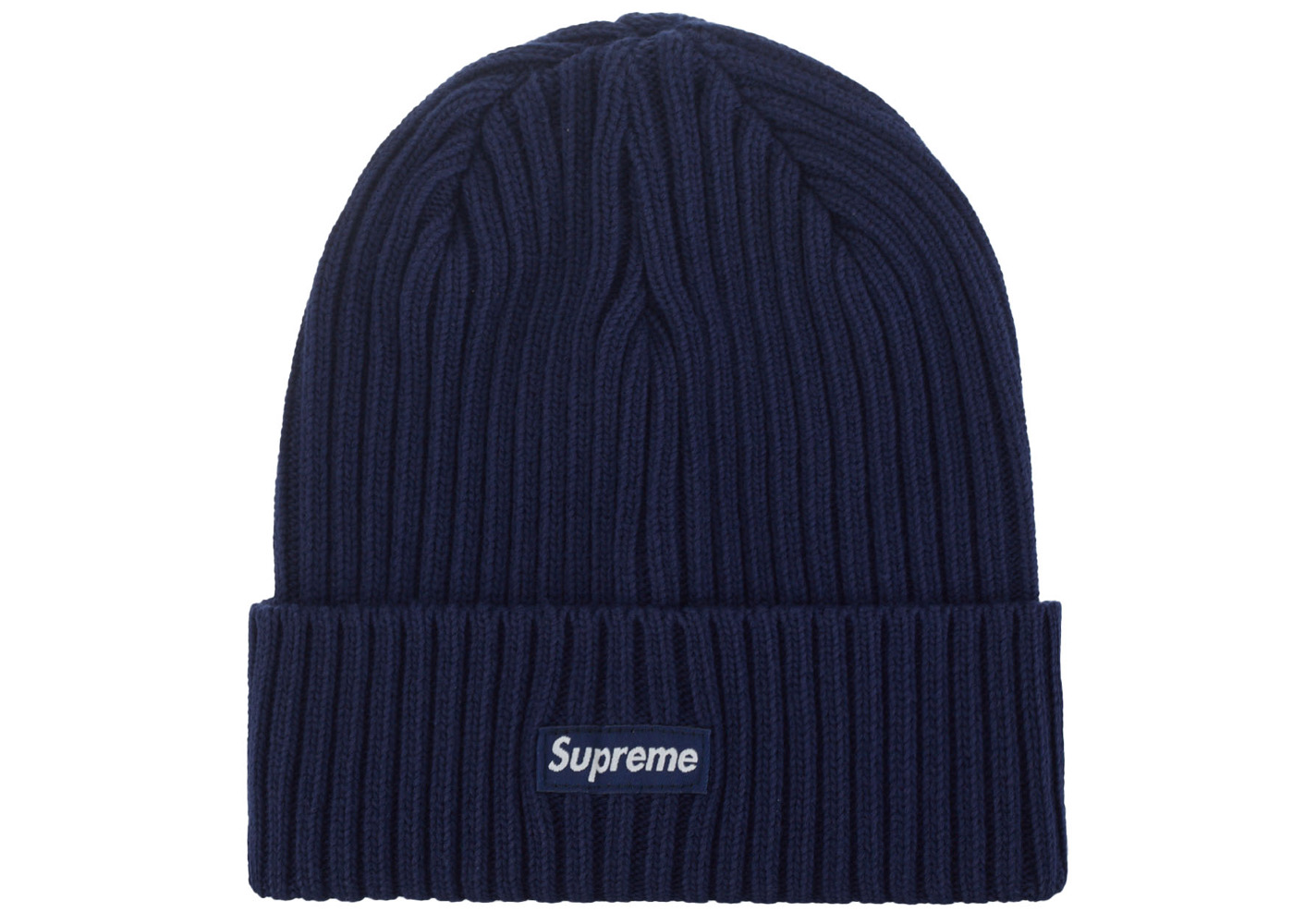 Supreme Overdyed Beanie (SS24) Navy