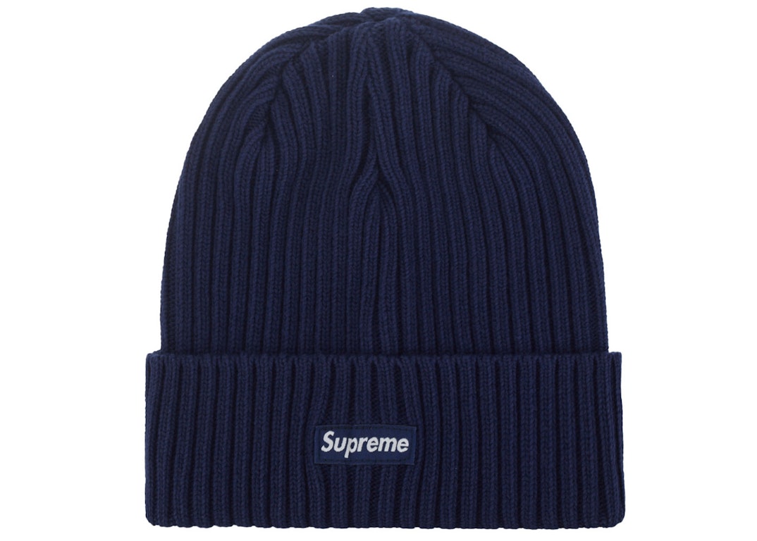 Pre-owned Supreme Overdyed Beanie (ss24) Navy