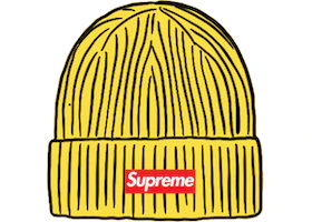 Supreme Overdyed Beanie Yellow - SS21