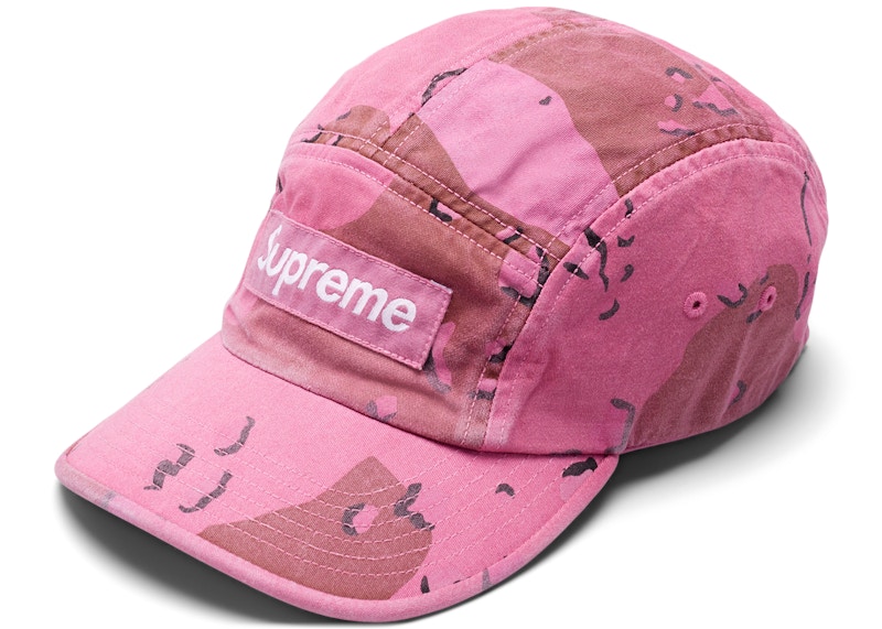 Supreme Overdyed Camo Camp Cap Pink - SS21 - US