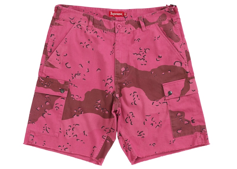 Supreme Overdyed Camo Cargo Short Pink - SS21 Men's - US