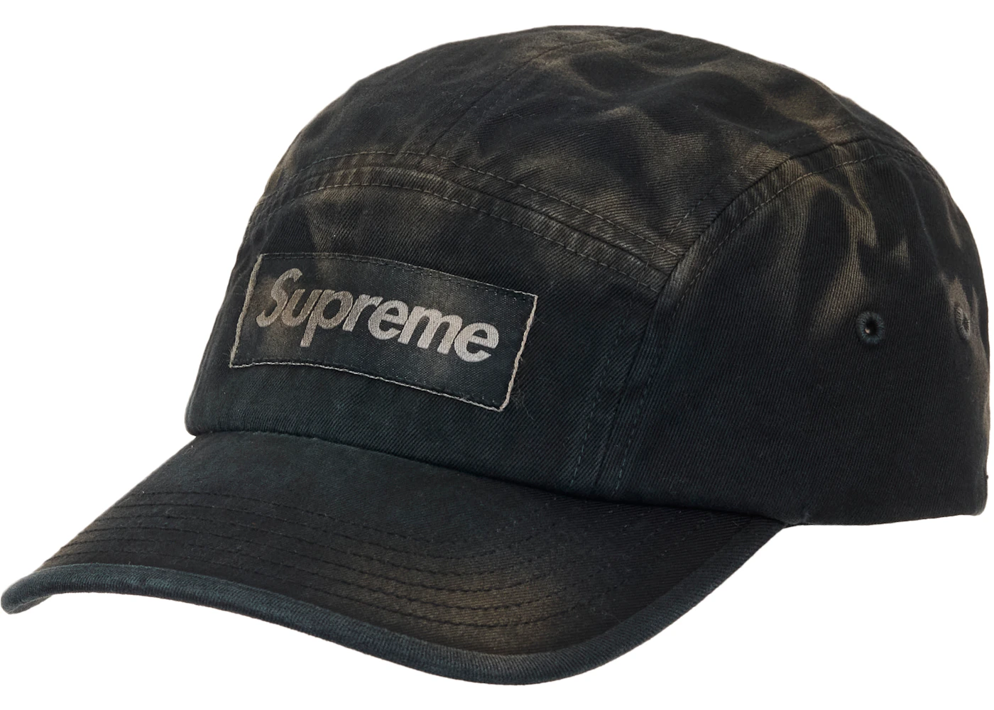 Supreme Overdyed Camp Cap (FW26) Black