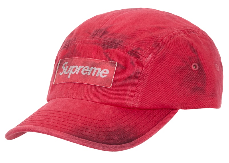 Supreme Overdyed Camp Cap (FW26) Red