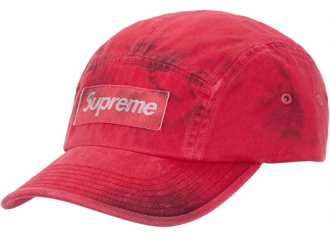 Supreme Overdyed Camp Cap (FW26) Red