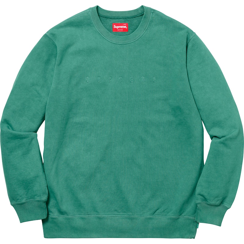 overdyed crewneck