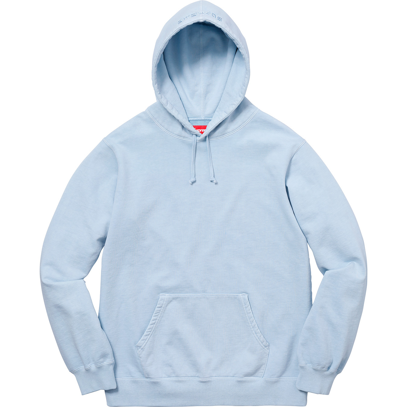Supreme Overdyed Hooded Sweatshirt (SS18) Light Blue - SS18 - US