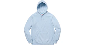 Supreme Overdyed Hooded Sweatshirt (SS18) Light Blue