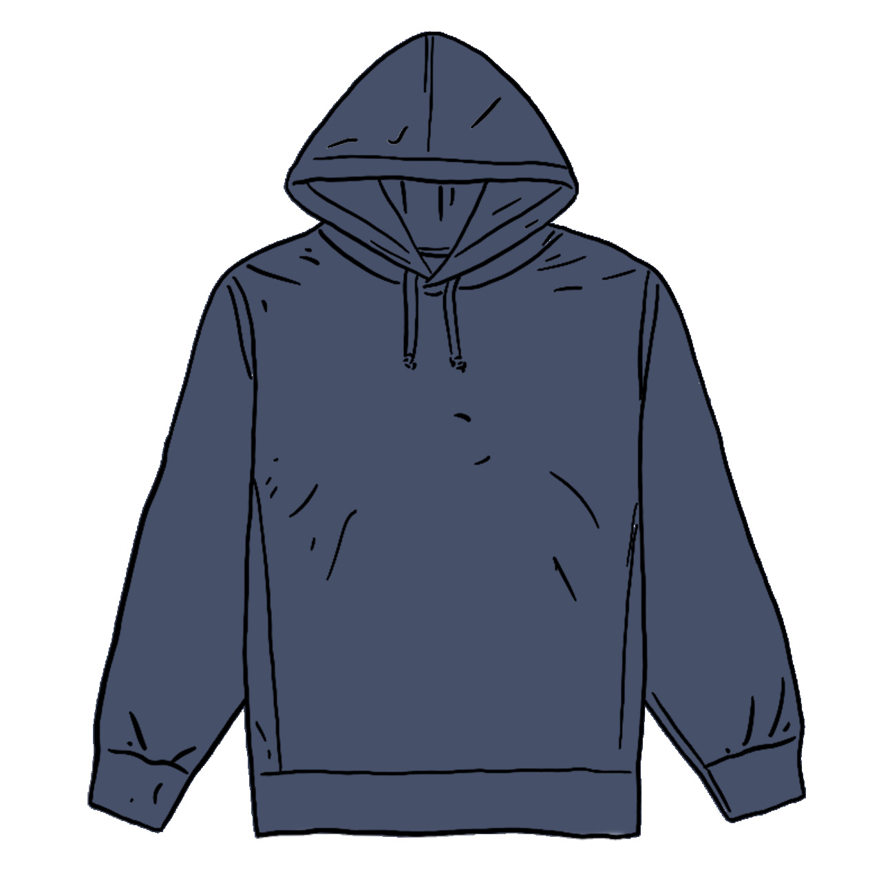 Supreme Overdyed Hooded Sweatshirt (SS20) Navy Men's - SS20 - US
