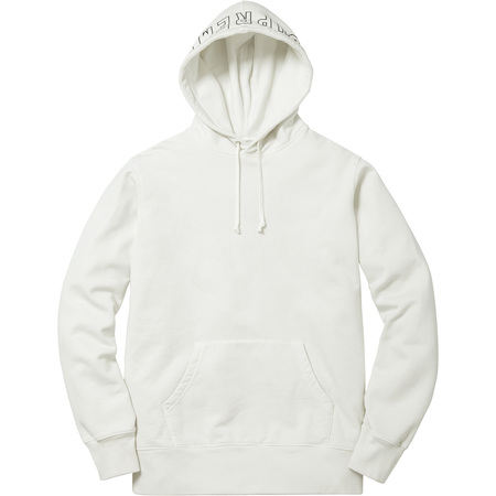 Supreme Overdyed Hooded Sweatshirt White