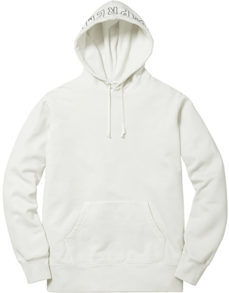 pálido Perceptible Refinería Supreme Overdyed Hoodie Off White - SS16 Men's - US
