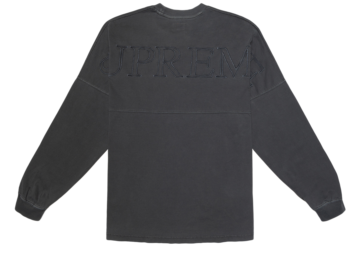 Supreme Overdyed L/S Top Black メンズ - SS20 - JP
