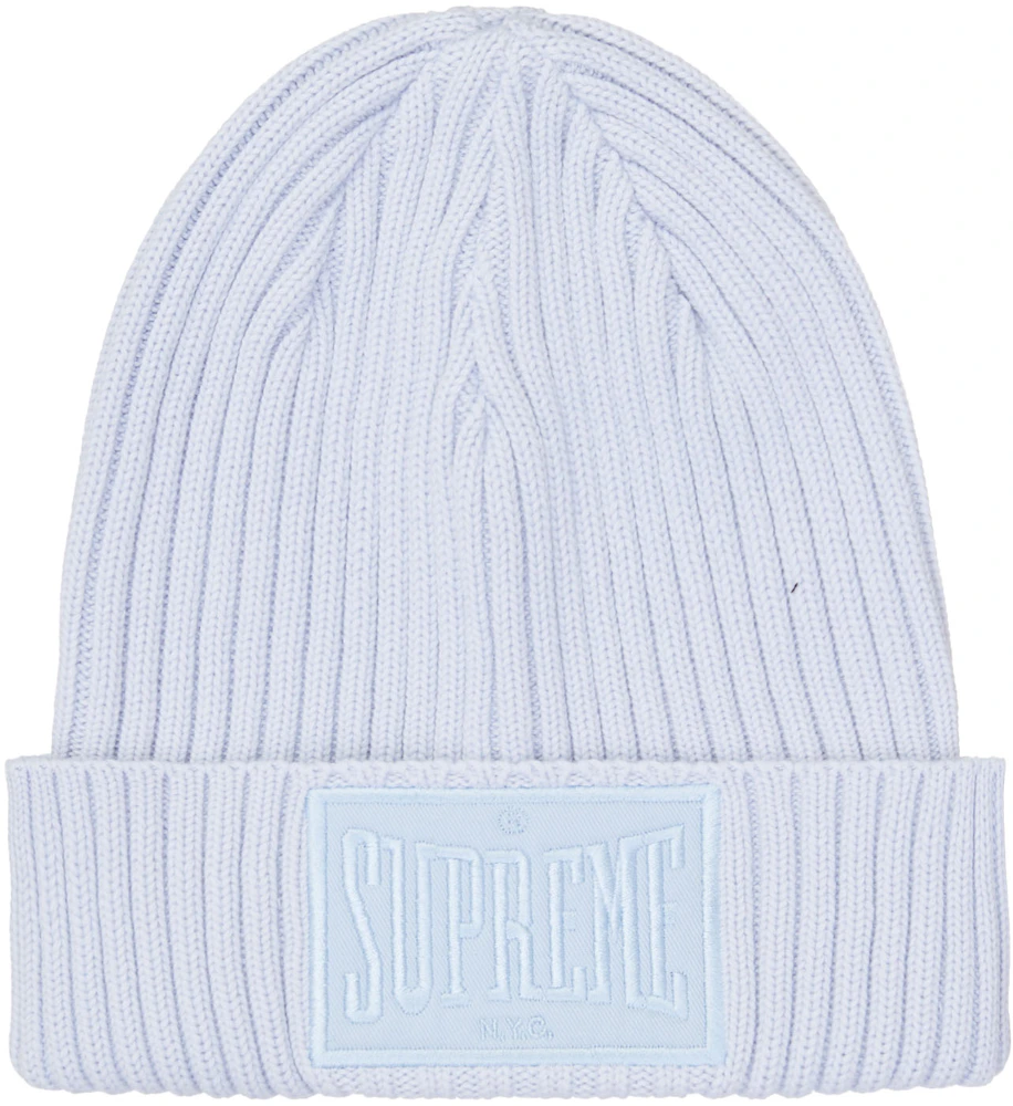 Supreme Overdyed Beanie SS20 mixed blue