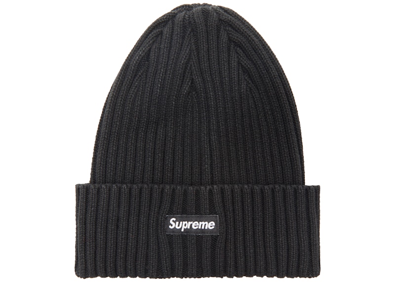 帽子Supreme Overdyed Ribbed Beanie White