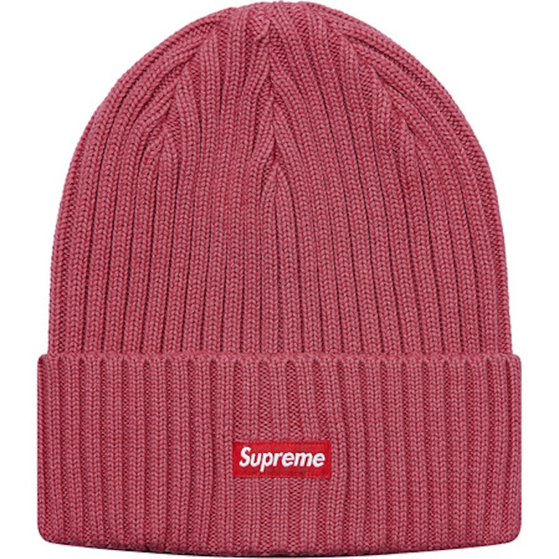 Supreme Overdyed Ribbed Beanie (SS18) Washed Magenta - SS18 - US