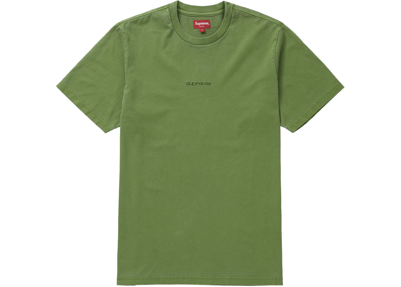 Supreme Overdyed Tee (SS19) Green Men's - SS19 - GB