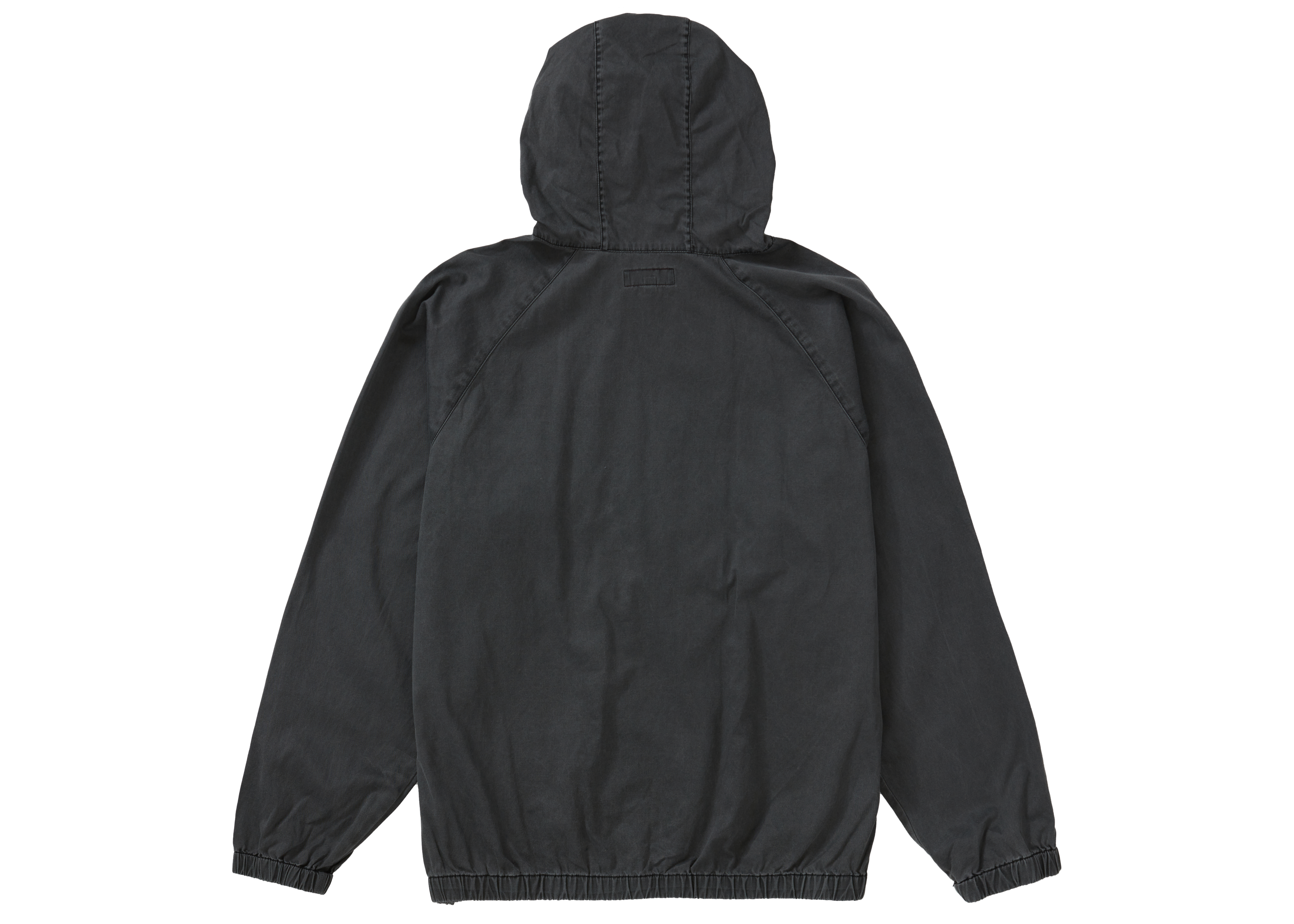 Supreme Overdyed Twill Hooded Jacket Black メンズ - FW20 - JP