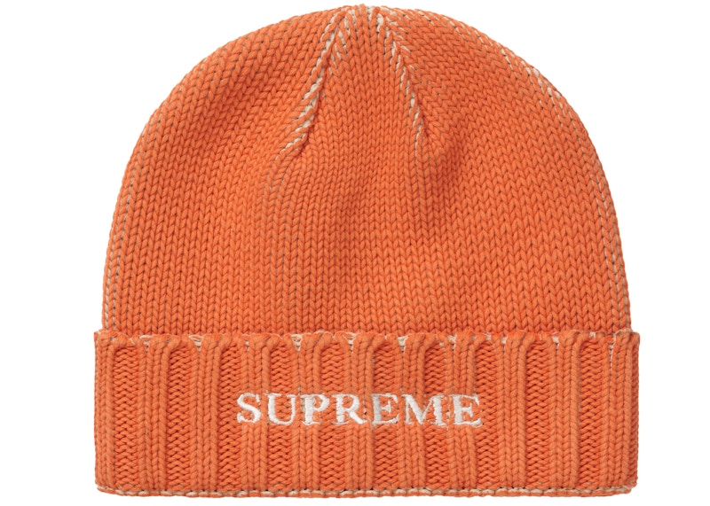 Supreme Overprint Beanie Orange