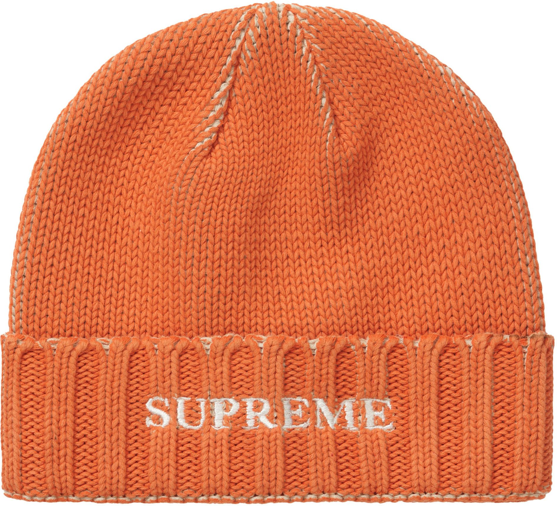 Supreme - SS22 Overprint Orange US Beanie -