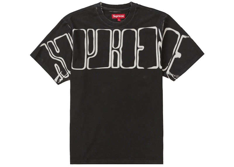 Supreme Overprint Knockout S/S Top Black-