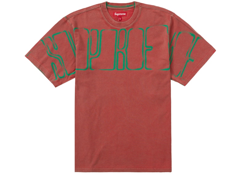 Supreme Overprint Knockout S/S Top Dark Teal Men's - FW23 - GB