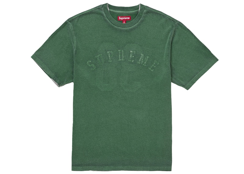 Supreme Overprint S/S Top Green Men's - FW25 - US