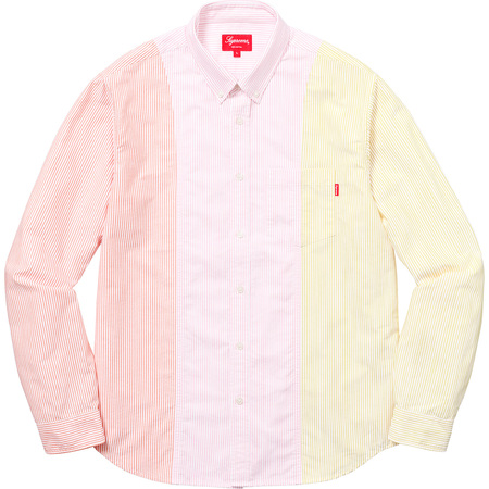 Supreme Oxford Shirt (SS18) Orange/Pink Men's - SS18 - US