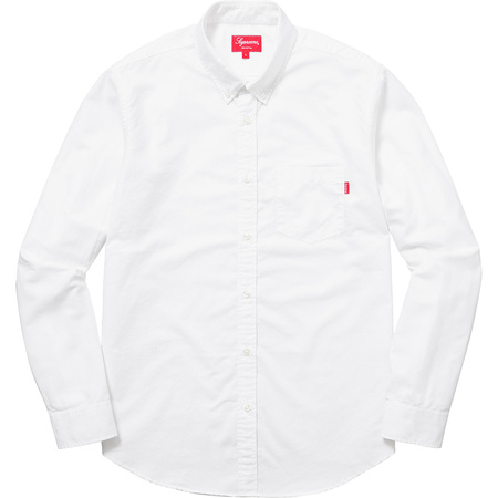 Supreme Oxford Shirt (SS18) White Men's - SS18 - US