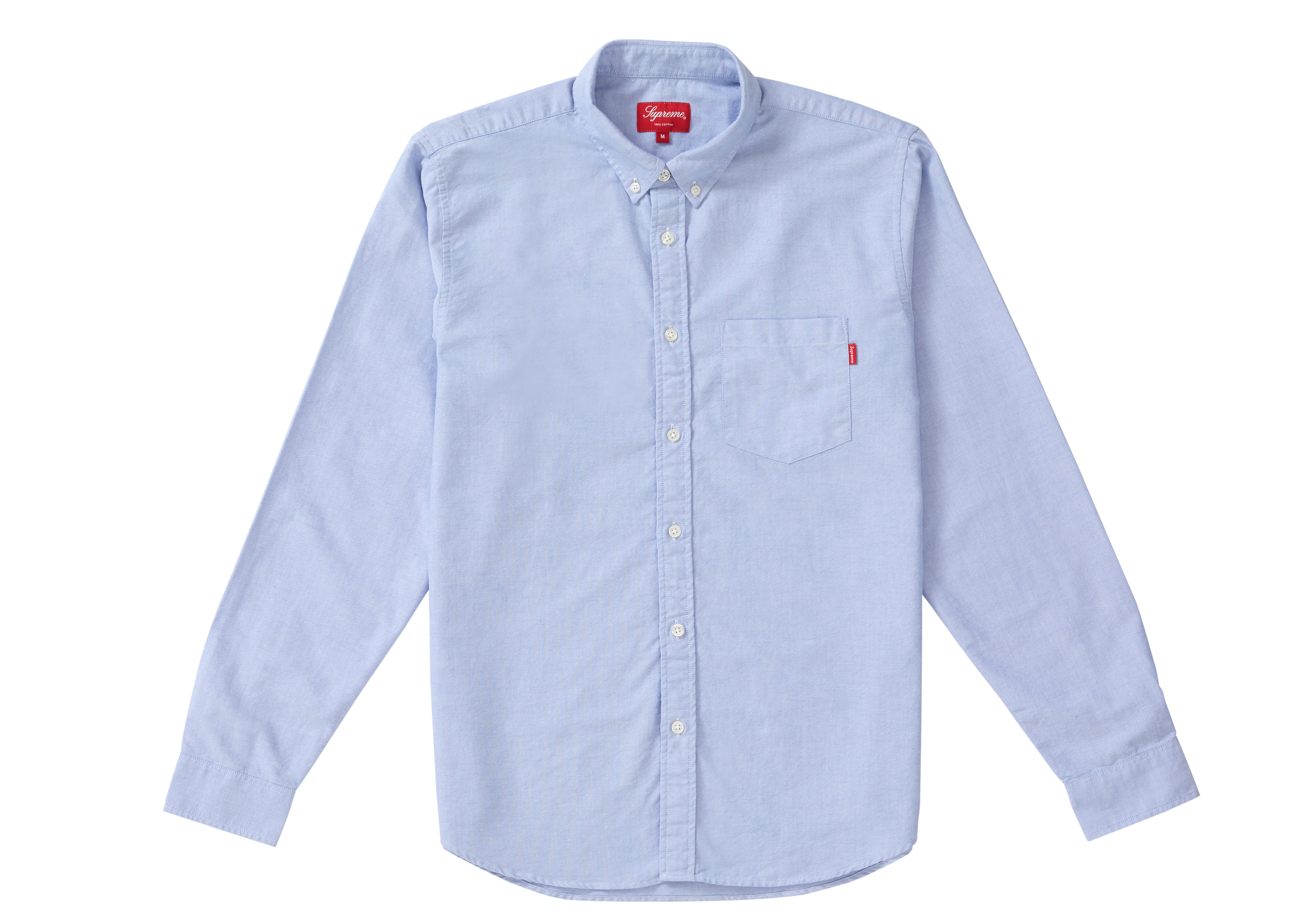 Supreme Oxford Shirt (SS19) Light Blue - SS19 Men's - US