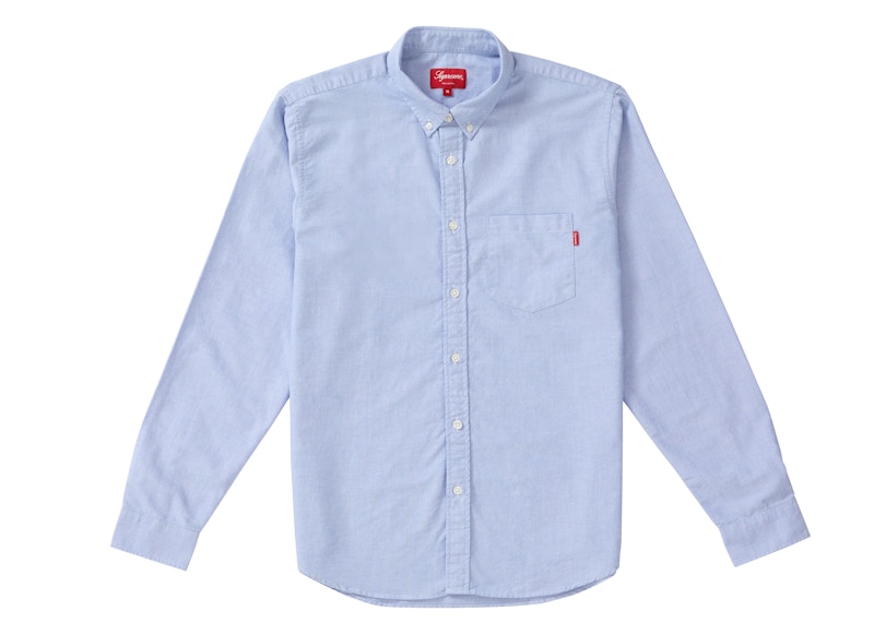 Supreme Oxford Shirt (SS19) Light Blue メンズ - SS19 - JP