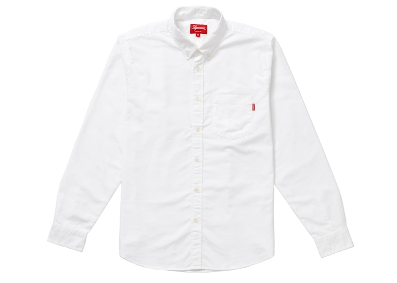 Supreme Oxford Shirt (SS19) White Men's - SS19 - US