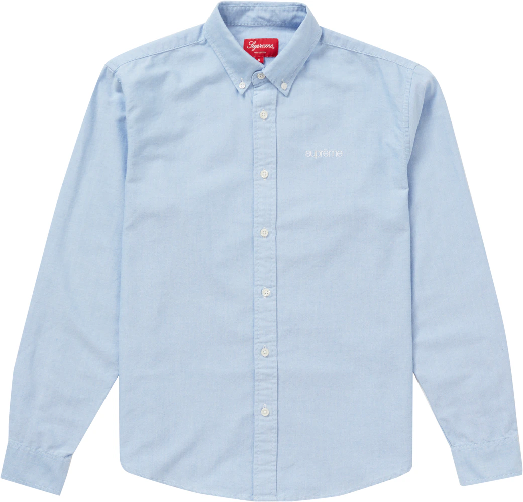 Supreme Oxford Shirt (SS20) Light Blue Men's - SS20 - US