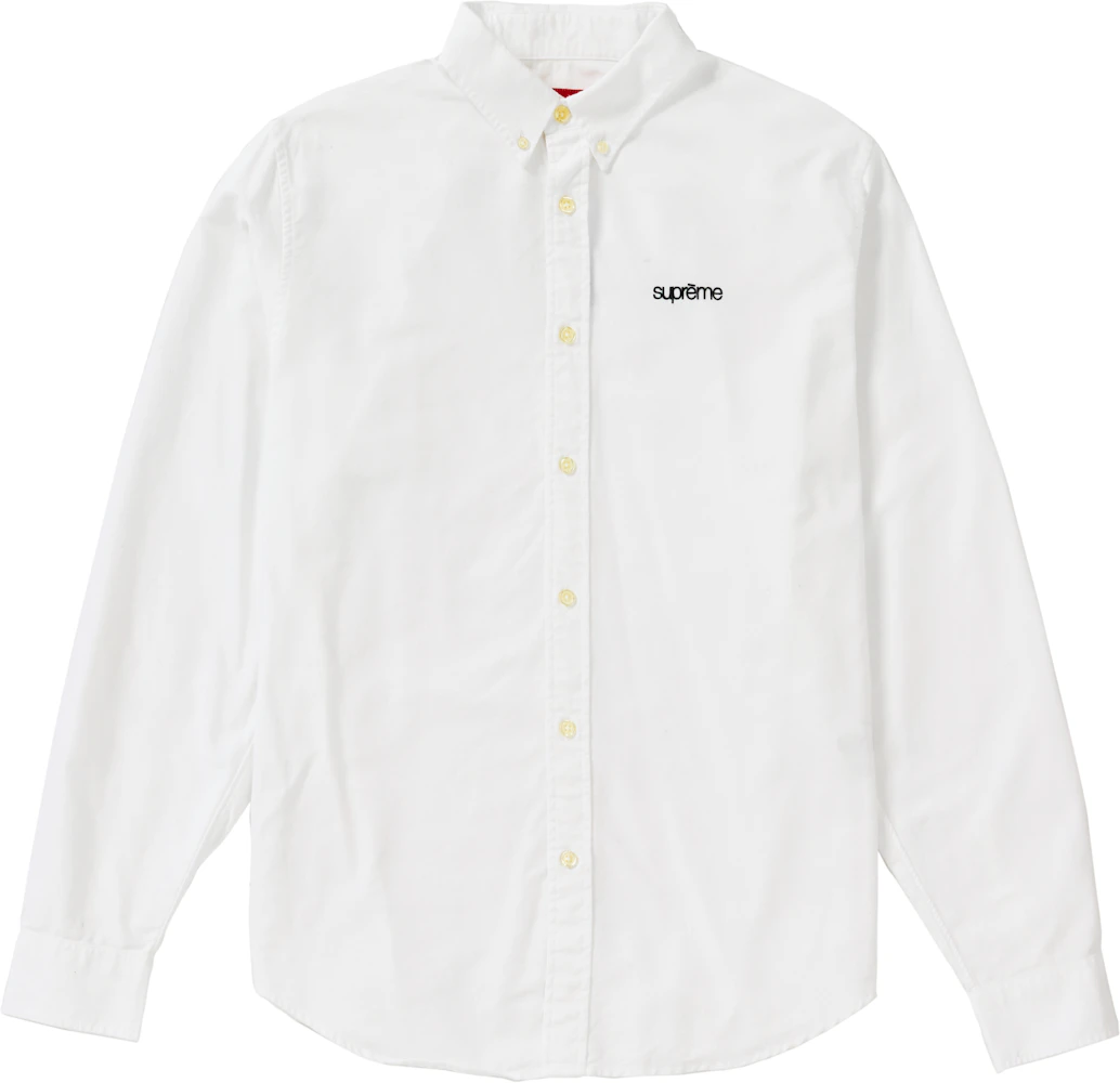 Supreme Oxford Shirt (SS20) White Men's - SS20 - US