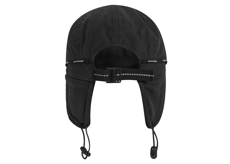 Supreme Packable Earflap Camp Cap Black - FW22 - US