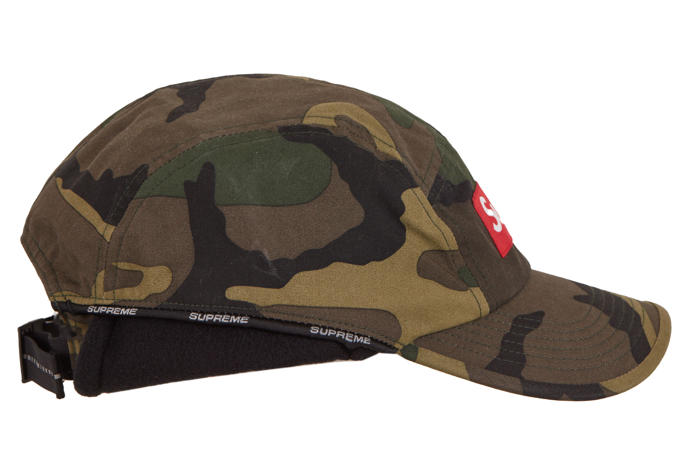 Supreme Packable Earflap Camp Cap Woodland Camo - FW22 - US