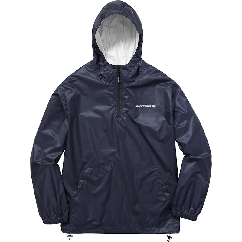 Supreme Packable Ripstop Pullover (With Packable Bag) Navy Men's