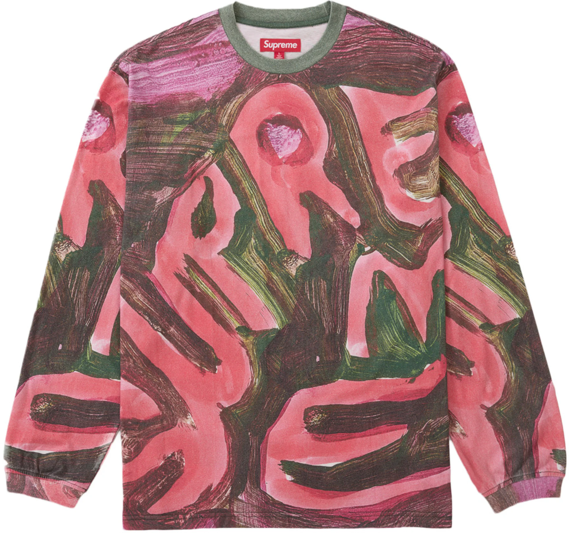 Supreme x Pink Panther Allover Print S/S Size Medium Rare SS14 T-Shirt  Green