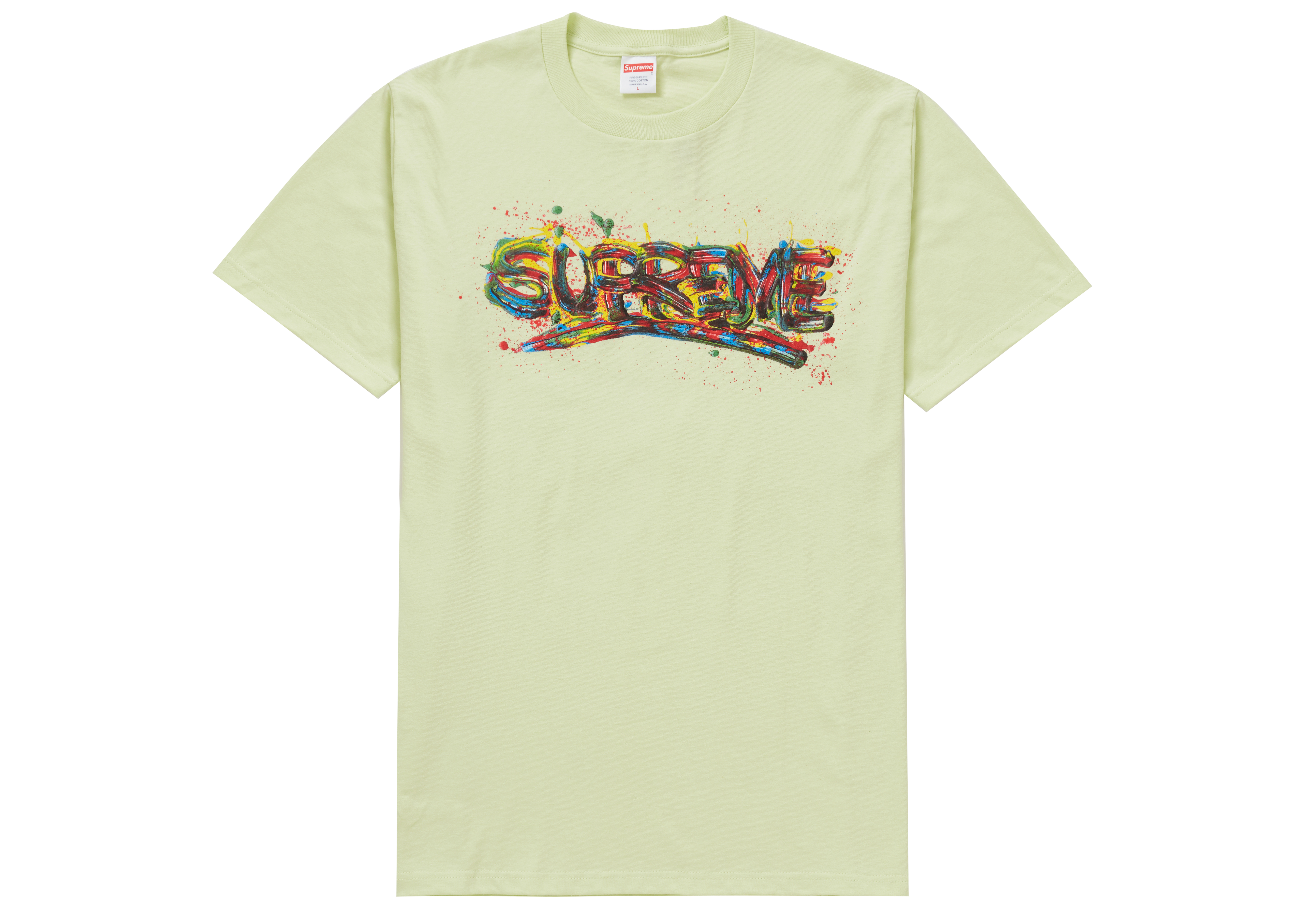 格安新作登場supreme 2020ss Paint Logo Tee Tシャツ/カットソー(半袖/袖なし)