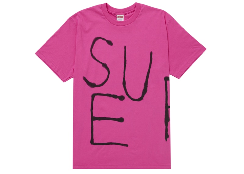 Supreme Painted Tee (SS25) Fuchsia Men's - SS25 - US