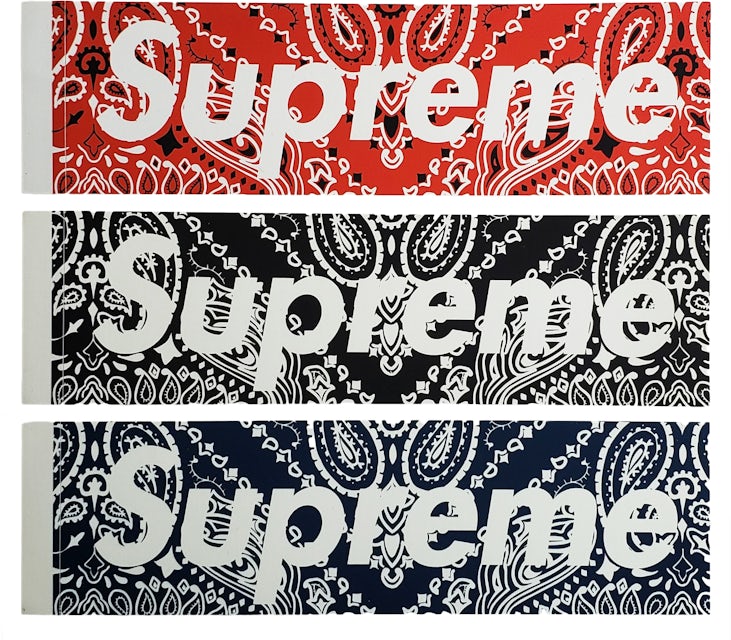 supreme black' Sticker