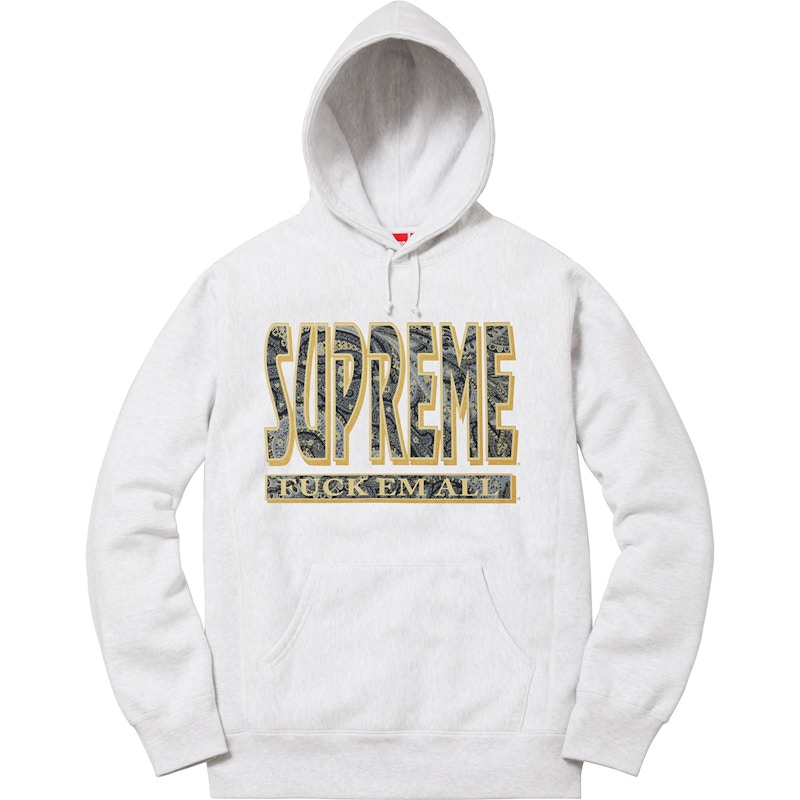 Supreme Fuck Em Pullover Black Men's - FW14 - US