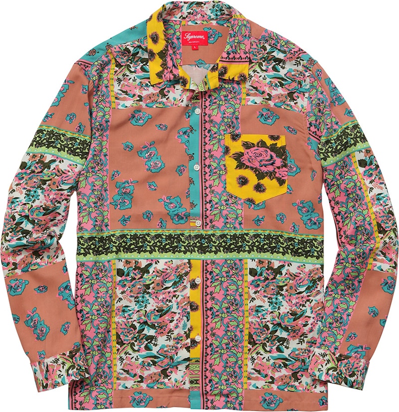 【Mサイズ】supreme paisley shirt