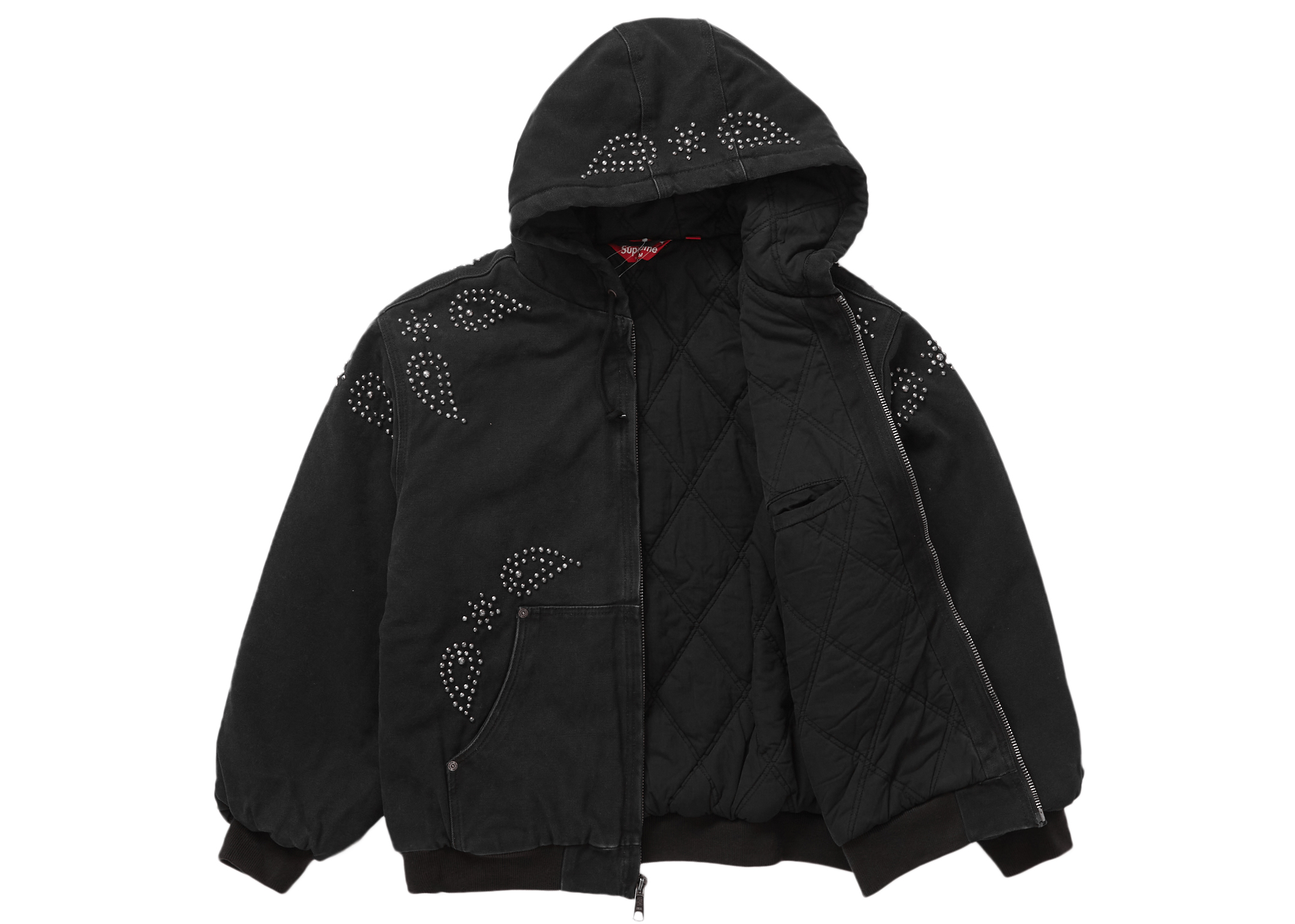 Supreme Paisley Studded Work Jacket Black