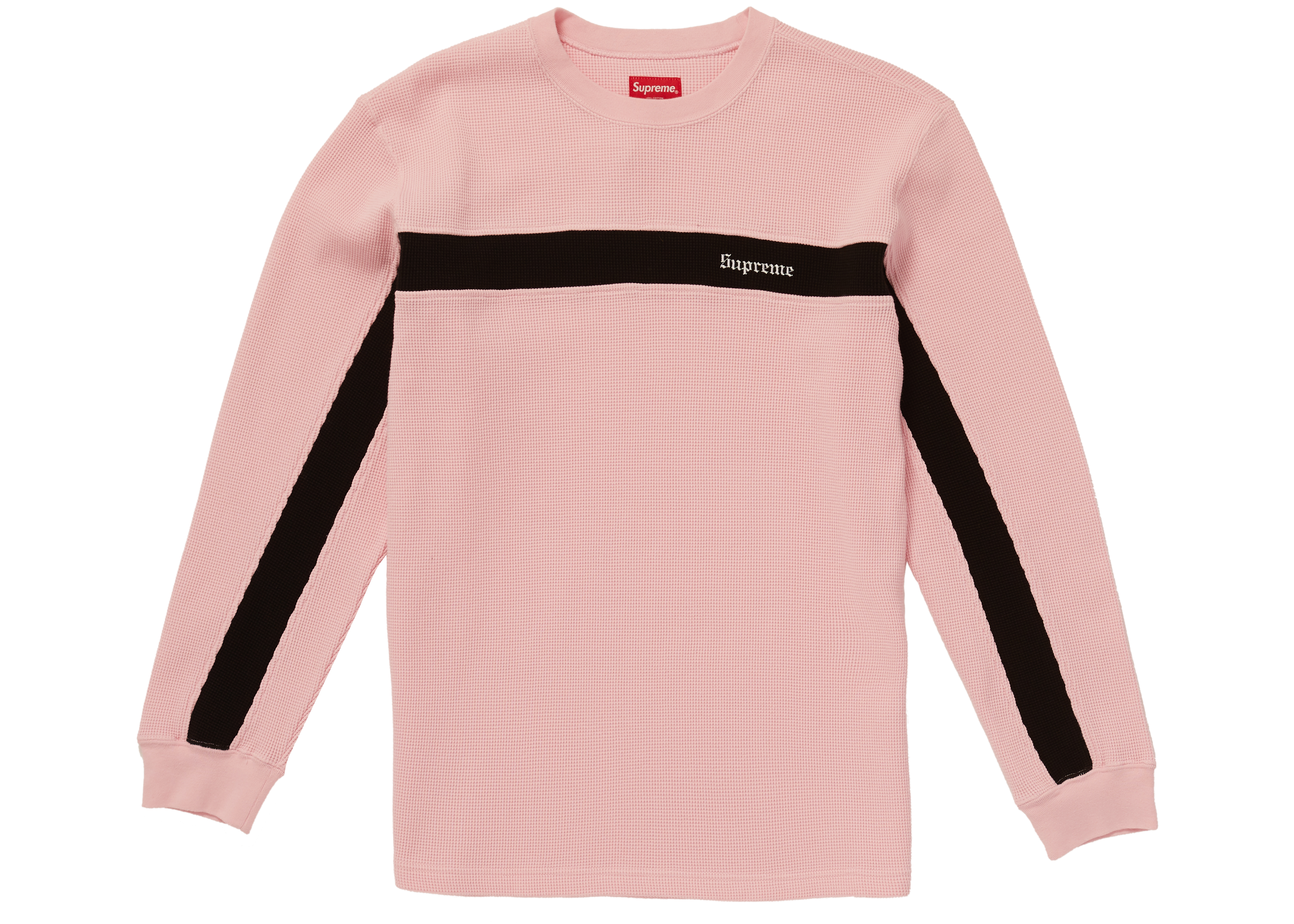 有名ブランド ドナルドSupreme pink Thermal Panel Tシャツ/カットソー 
