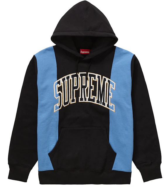 Supreme Paneled Arc Hooded Sweatshirt Black - FW19 - US