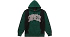 Supreme Felpa con cappuccio Arch Paneled Verde scuro