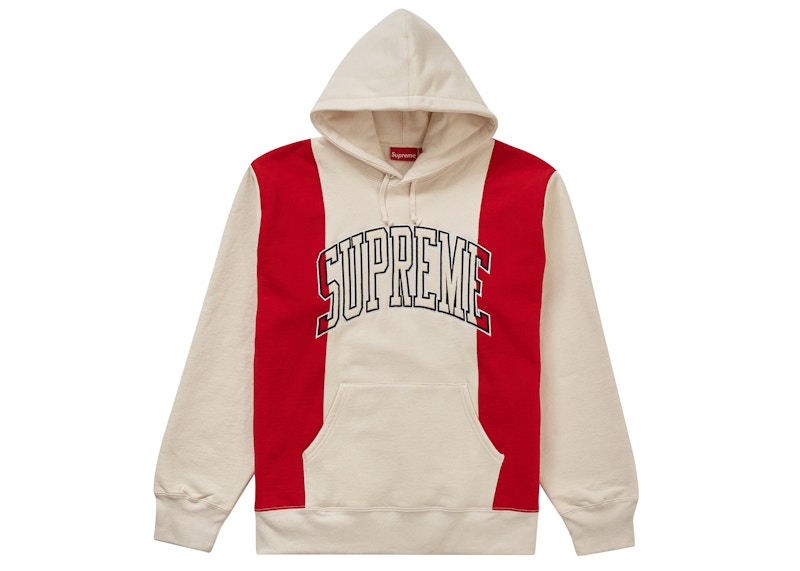 Supreme Paneled Arc Hooded Sweatshirt Natural メンズ - FW19 - JP