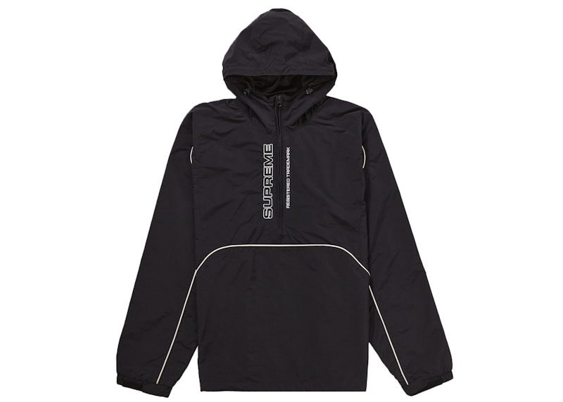 Supreme Paneled Half Zip Pullover Black メンズ - FW22 - JP