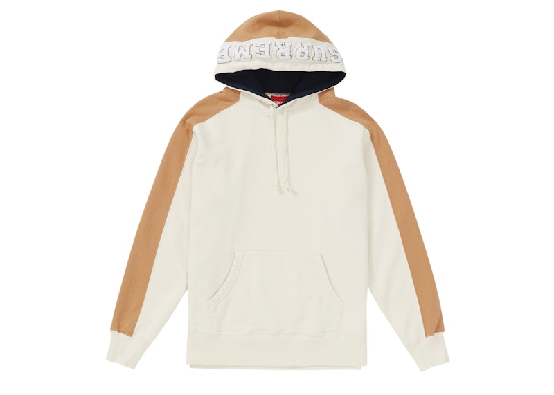 Supreme Paneled Hooded Sweatshirt Natural メンズ - FW18 - JP