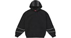 Felpa con cappuccio Supreme Paneled (SS25) nera